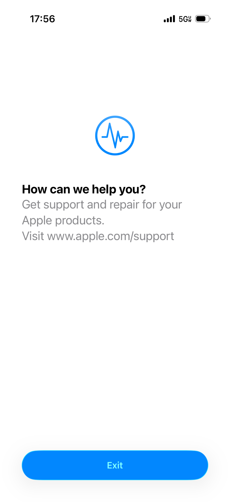 How can we help you?

Get support and repair for your apple products
Visit www.apple.com/support